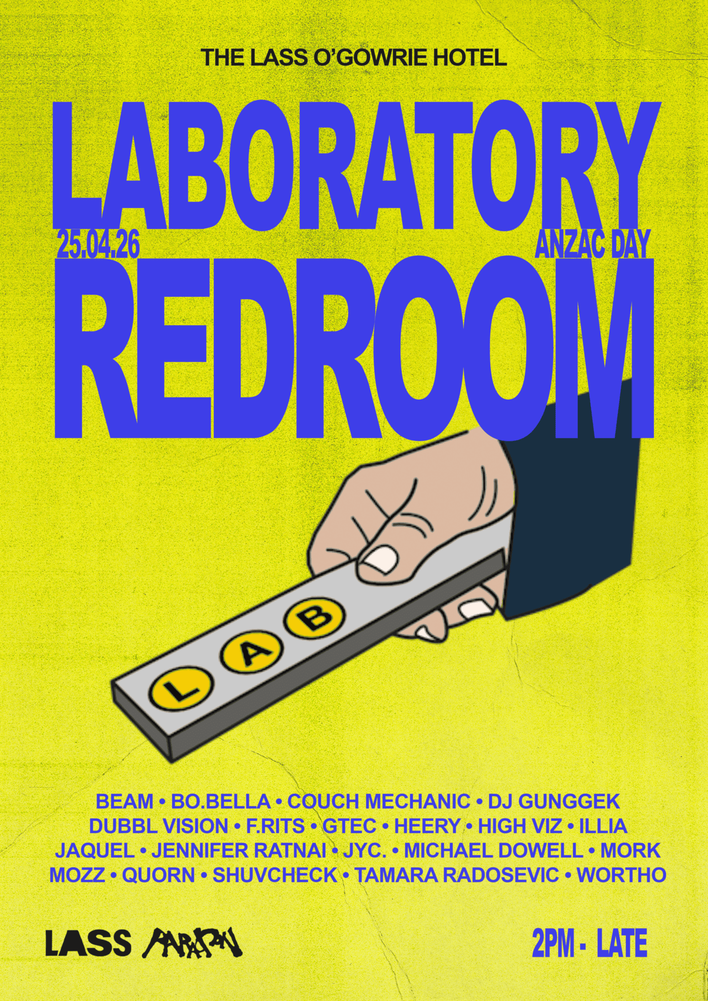 Laboratory pres. Redroom Poster